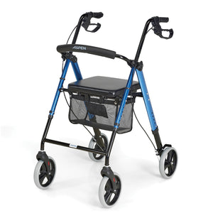 ANDADOR ROLLATOR DE ALUMINIO Doble regulación y 4 ruedas -4125