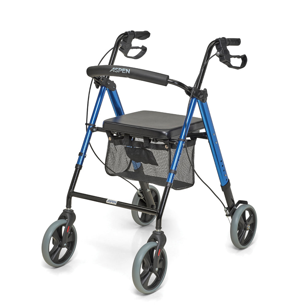 ANDADOR ROLLATOR DE ALUMINIO Doble regulación y 4 ruedas -4125