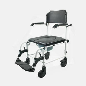 SILLA HIGENICA ALUMINIO RODANTE -4149